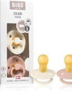 BIBS Colour Symmetrical 18+ months suzetă Ivory / Blush 2 buc