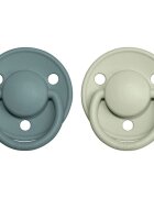 BIBS De Lux Natural Rubber Size 2: 6+ months suzetă 2 buc