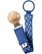 BIBS Paci Braid clips pentru suzetă Cornflower / Dusty Blue 1 buc