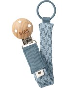 BIBS Paci Braid clips pentru suzetă Petrol / Baby Blue 1 buc