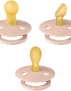 BIBS Try-It Size 1: 0+ months set pentru nou-nascuti si copii Blush 3 buc