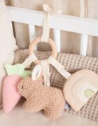 Bieco Activity Toy Bunny Fine jucărie suspendabilă contrastantă 1 buc