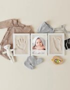 Bieco Impression Set with Picture Frame set de mulaj pentru amprentele bebelușului 44 x 19 x 1 cm