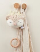 Bieco Musical Toy Fawn Ella jucărie suspendabilă contrastantă cu melodie 0 m+ 1 buc