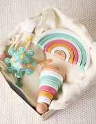 Bieco Silicone Activity Planet jucărie cu activități 12 m+ Eucalyptus 1 buc