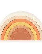 Bieco Silicone Rainbow curcubeu pliabil 12 m+ Chocolate Bliss 6 buc