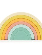 Bieco Silicone Rainbow curcubeu pliabil 12 m+ Tropical Vibes 6 buc