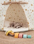Bieco Silicone Rainbow curcubeu pliabil 12 m+ Tropical Vibes 6 buc