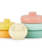 Bieco Silicone Stacking Tower Tropical Vibes inele inserabile 12 m+ 6 buc