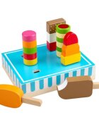 Bigjigs Toys Wooden Ice Lollies set de jucării din lemn 3 y+ 7 buc