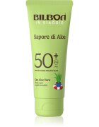 Bilboa Sapore di Aloe Travel cremă pentru plaja cu aloe vera SPF 50+ 75 ml