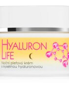Bione Cosmetics Hyaluron Life crema de noapte pentru fata cu acid hialuronic 51 ml