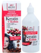 Bione Cosmetics Keratin + Caffeine ser pentru întărirea și creșterea părului 215 ml