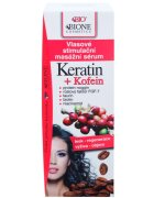 Bione Cosmetics Keratin + Caffeine ser pentru întărirea și creșterea părului 215 ml