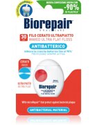 Biorepair Dental Floss Waxed Ultra Flat ata dentara cerata pentru dinti sensibili Red 30 m