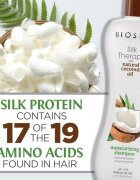 Biosilk Silk Therapy Natural Coconut Oil sampon hidratant cu ulei de cocos 355 ml