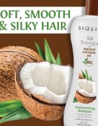 Biosilk Silk Therapy Natural Coconut Oil sampon hidratant cu ulei de cocos 355 ml