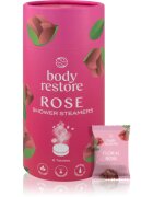 Body Restore Rose Shower Steamers tablete pentru duș cu aromă de trandafiri 6 buc