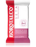 Borotalco Soft Talc & Pink Flower Deo Wipes Servetele umede cu efect revigorant pentru picioare corp și axile 12 buc