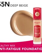 Bourjois Healthy Mix makeup radiant cu hidratare 24 de ore culoare 55N Deep Beige 30 ml