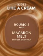 Bourjois Macaron Melt Bronzer & Contour bronzer și pudră pentru contur 2 in 1 culoare 02 Milky Mocha 5 g