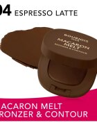 Bourjois Macaron Melt Bronzer & Contour bronzer și pudră pentru contur 2 in 1 culoare 04 Espresso Latte 5 g