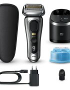 Braun Series 9 PRO+ 9567cc Aparat de bărbierit electric cu stație pentru curățare și încărcare Silver 1 buc