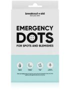 breakout + aid Emergency Dots For Spots and Blemishes tratament topic pentru acnee pe fata decolteu si spate cu ulei din arbore de ceai 72 buc