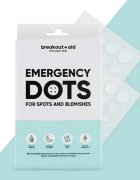 breakout + aid Emergency Dots For Spots and Blemishes tratament topic pentru acnee pe fata decolteu si spate cu ulei din arbore de ceai 72 buc