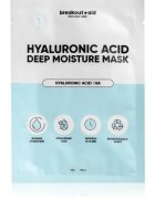 breakout + aid Hyaluronic Acid Deep Moisture Mask mască textilă hidratantă cu acid hialuronic 34 g