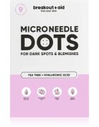 breakout + aid Microneedle Dots tratament local cu microace pentru pete întunecate cauzate de acnee 9 buc