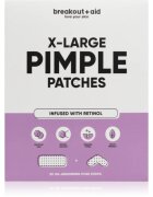 breakout + aid Pimple Patches X-Large tratament topic pentru acnee cu retinol 5 buc