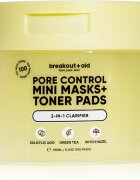 breakout + aid Pore Control Mini Masks + Toner Pads dischete de tonifiere cu acid salicilic 100 buc