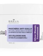 Brelil Professional Anti-yellowing Mask mască împotriva tonurilor galbene pentru părul blond şi gri 220 ml