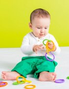 Bright Starts Lots of Links jucărie pentru dentiție 0 m+ 24 buc