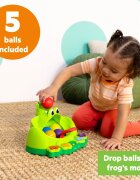 Bright Starts Poppin' Ball Frog jucărie cu activități cu melodie 6 m+ 1 buc