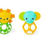 Bright Starts Soother Pals™ Easy-Grasp jucarie pentru dentiție 3 m+ 2 buc