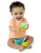 Bright Starts Soother Pals™ Easy-Grasp jucarie pentru dentiție 3 m+ 2 buc