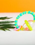 Bright Starts Teether & Rattle jucărie zornăitoare pentru dentiție I. 3m+ 1 buc