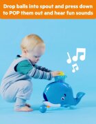 Bright Starts Whale Popper jucărie muzicală 6m+ 1 buc