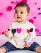 Bright Starts Wrist Pals Toy zornăitoare de ținut în mână pentru dentiție Unicorn & Llama 0 m+ 2 buc