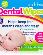 Brush Baby DentalWipes șervețele pentru dinti pentru copii 28 buc