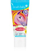 Brush Baby Natural Strawberry Pasta de dinti pentru copii. cu aroma de capsuni de 3 ani 50 ml