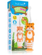 Brush Baby WildOnes WildOne periuta de dinti electrica + 2 capete de schimb pentru copii Tiger 1 buc
