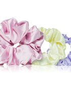BrushArt Daisy Dreams Satin Scrunchies Set Elastice pentru par 3 buc