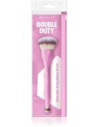 BrushArt Double Duty Concealer & Foundation brush pensulă pentru make-up și corector fata-verso 1 buc