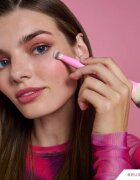 BrushArt Double Duty Concealer & Foundation brush pensulă pentru make-up și corector fata-verso 1 buc