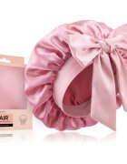 BrushArt Hair Adjustable Satin Bonnet turban pentru păr Candy Pink 1 buc