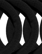 BrushArt Hair Band Elastice pentru par Black 6 buc