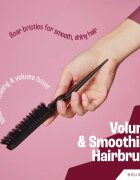 BrushArt Hair Boar bristle volume hairbrush perie pentru păr cu volum 1 buc